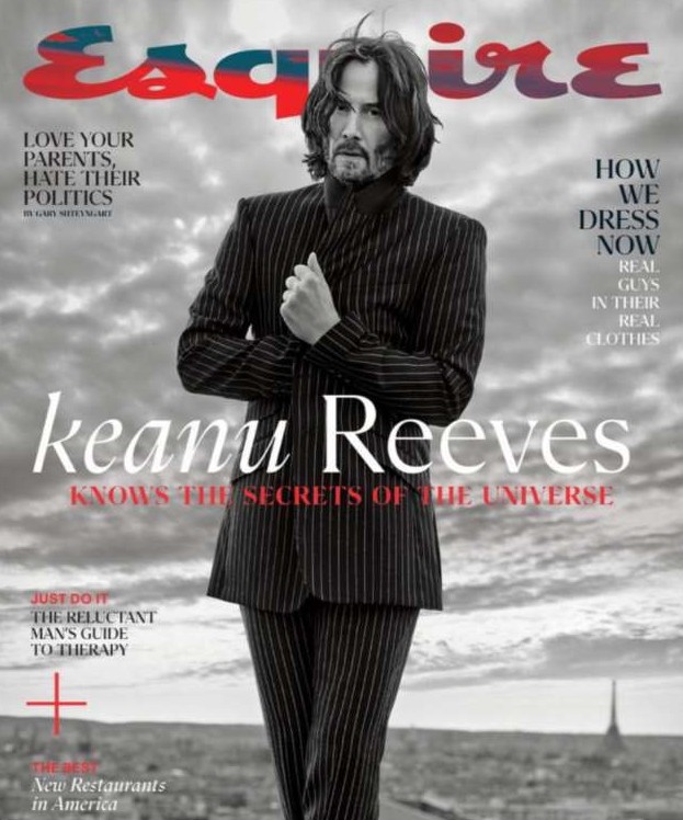 Киану Ривз в зимнем выпуске журнала Esquire - «Клуб - Юмора»