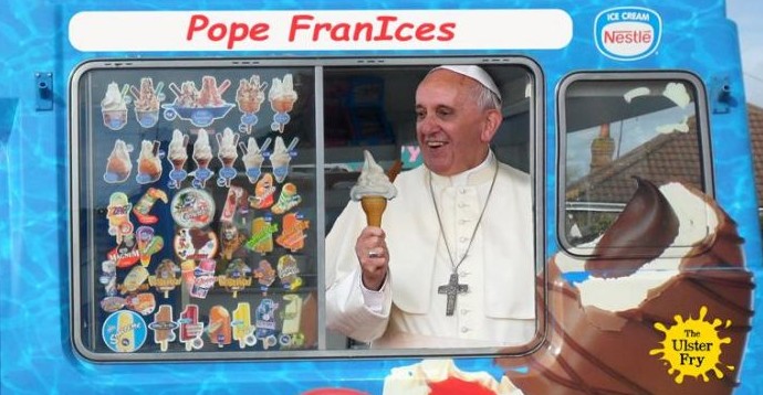 Папа Римский подарил итальянским заключенным 15000 порций мороженого - «Клуб - Юмора»