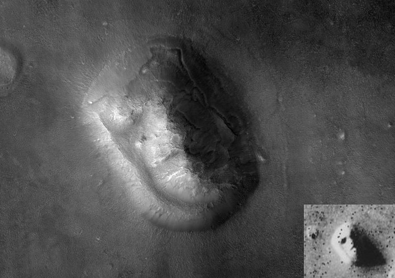 Откуда на Марсе «человеческое» лицо: миф с 45-летней историей - «Клуб - Юмора»