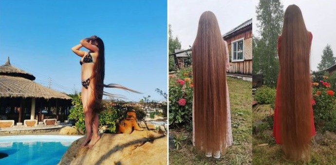 Жительница Иркутска не стригла волосы 23 года и показала результат - «Клуб - Юмора»