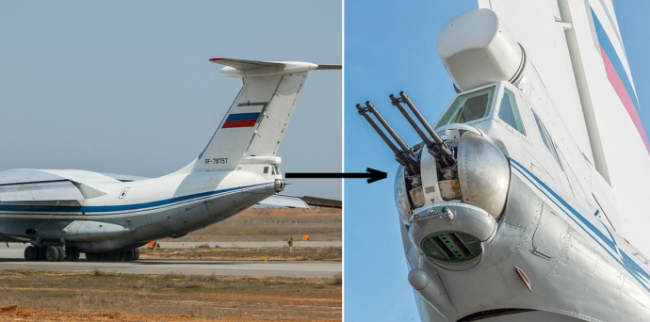 Зачем самолёту Ил-76 нужны две двуствольные автоматические пушки - «Клуб - Юмора»