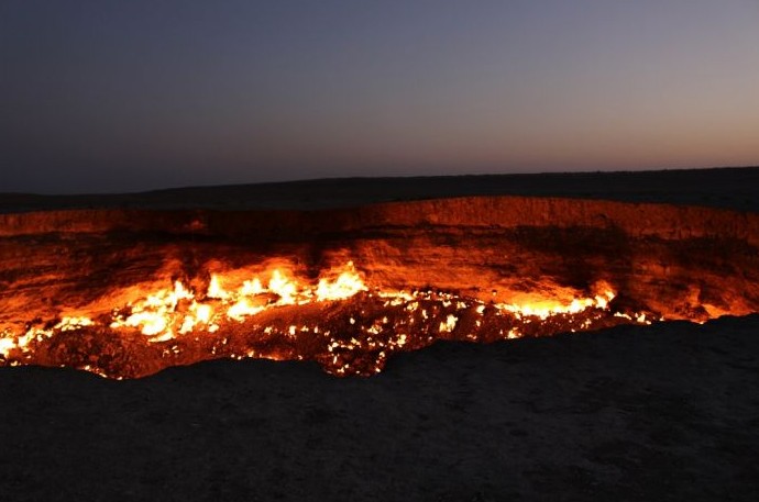 Врата ада в Туркменистане: и красиво, и страшно - «Клуб - Юмора»