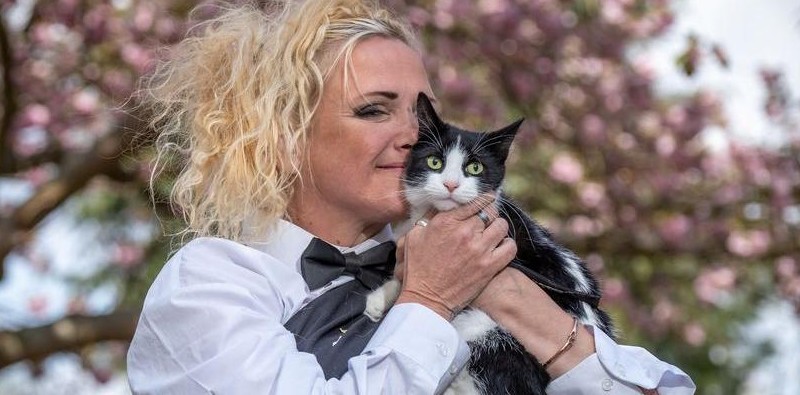49-летняя британка вышла замуж за кошку - «Клуб - Юмора»