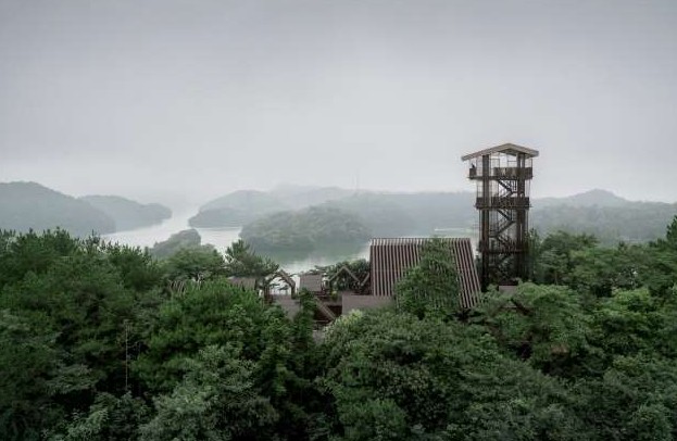 Деревянный сказочный город на острове в Китае - «Клуб - Юмора»