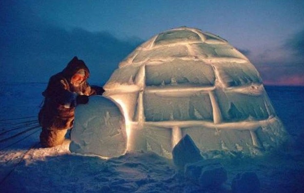 Почему иглу эскимосов не тают и не рушатся даже при плюсовой температуре внутри - «Клуб - Юмора»