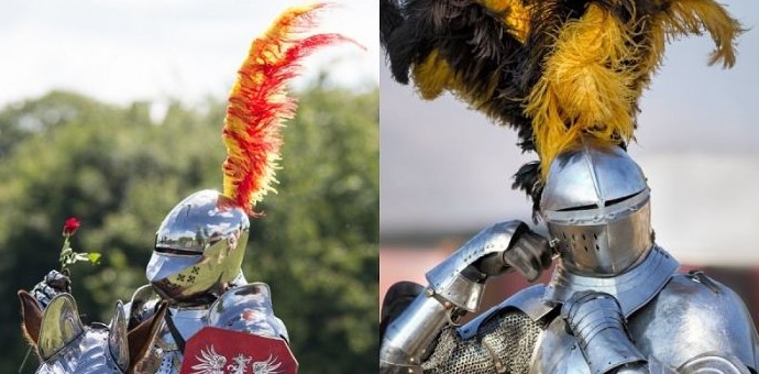Зачем рыцари Средневековья украшали шлем яркими перьями - «Клуб - Юмора»