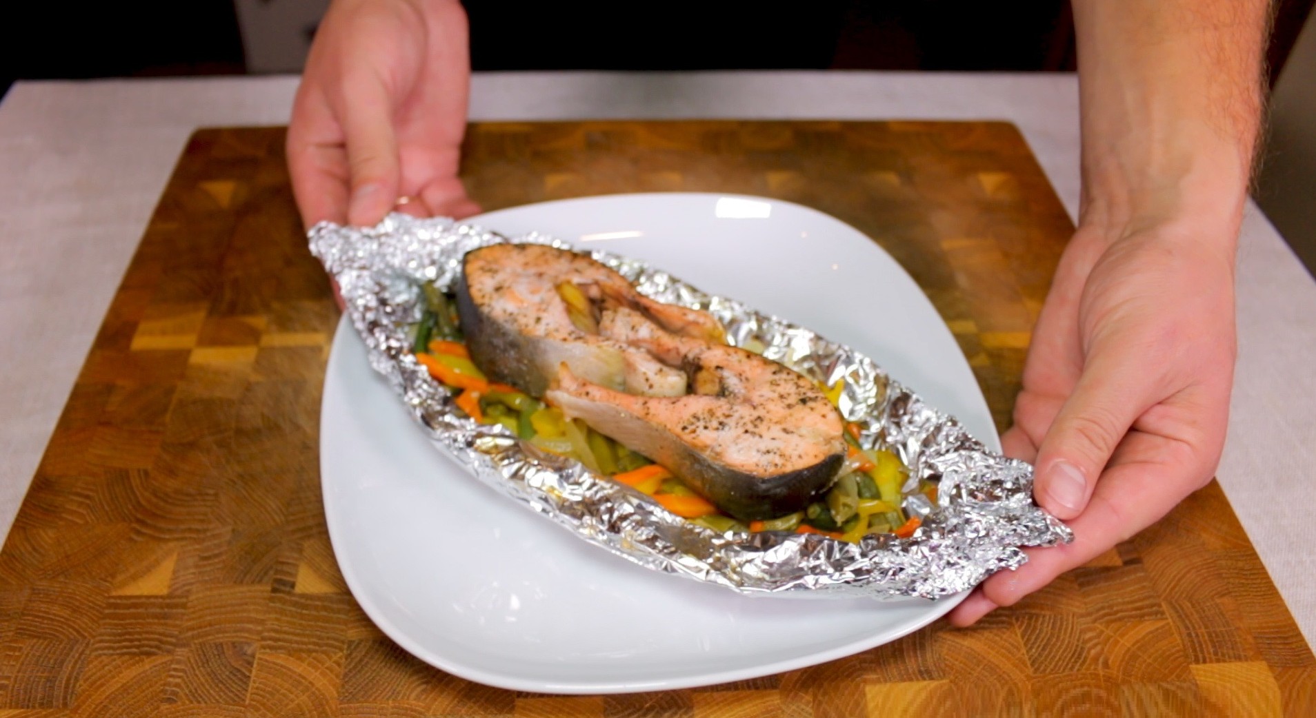 Горбуша с овощами в духовке, рецепт с фото - «Клуб - Юмора»