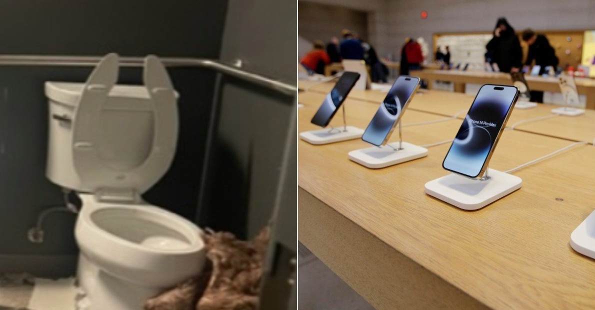 Через дыру в туалете воры вынесли более 400 iPhone - «Клуб - Юмора»
