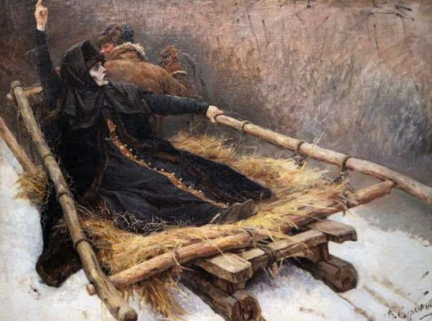 Спорим вы не знали, что картина Боярыня Морозова, нарисована с мученицы и придворной дамы с вредным характером - «Клуб - Юмора»