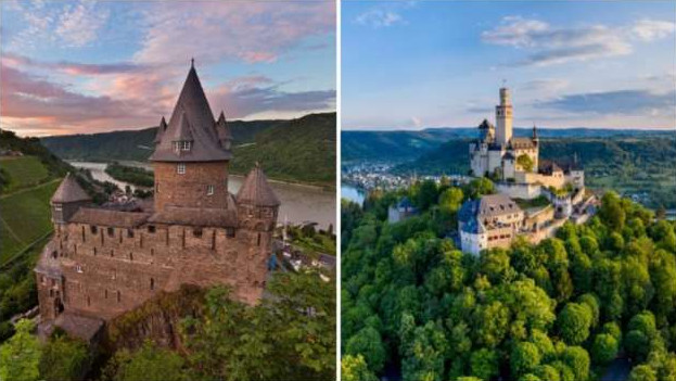 8 легендарных замков Средневековья, построенных в долине реки Рейн - «Клуб - Юмора»