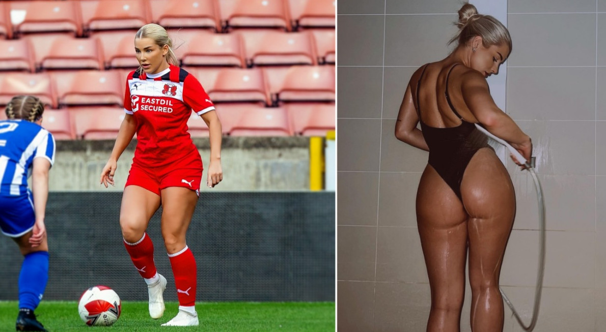 Футболистку выгнали из клуба, но она неплохо зарабатывает, продавая откровенные фото - «Клуб - Юмора»