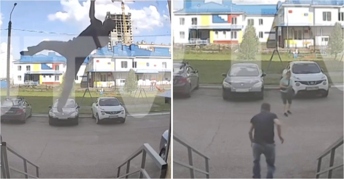 Пьяный мужчина выпал из окна девятиэтажки и пошёл по своим делам - «Клуб - Юмора»