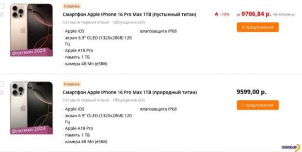 Барыги уже предлагают iPhone 16 Pro Max в Минске! - «Клуб - Юмора»